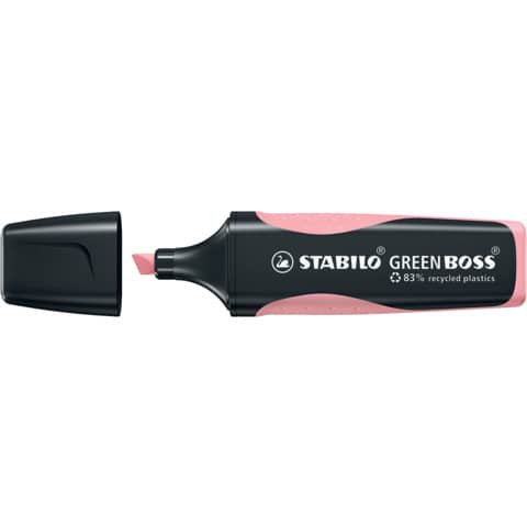 Textmarker STABILO® GREEN BOSS® Pastel, rosiges Rouge