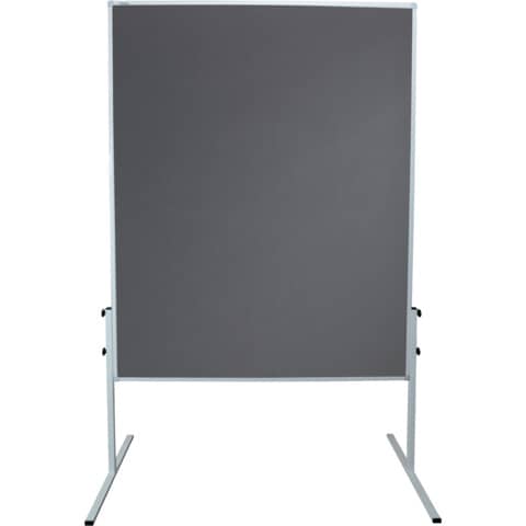 X-tra!Line® Moderationstafel - 120 x 150 cm, grau/ Filz