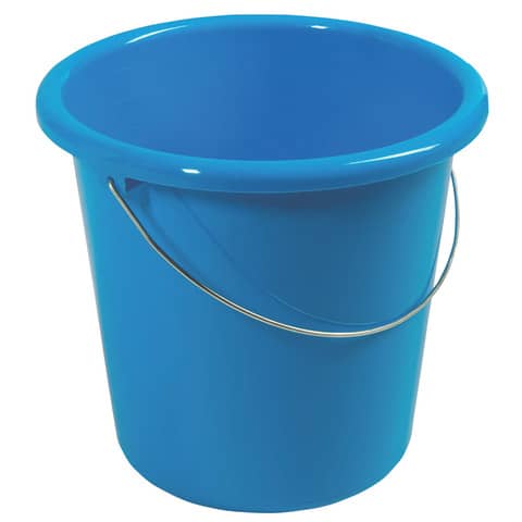 Eimer - Plastik, rund, 10 Liter, blau