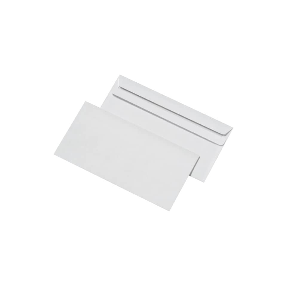 Briefumschläge DIN lang (220x110 mm), ohne Fenster , selbstklebend, 72 g/qm, 1.000 Stück